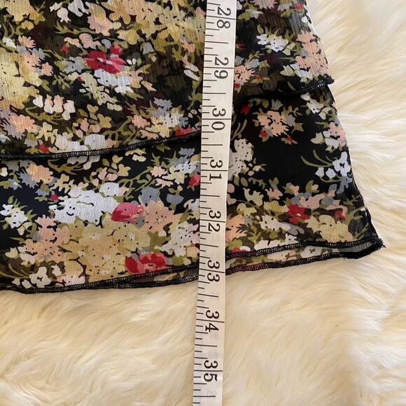 Express Floral Print Off Shoulder Mini Dress XS - Picture 9 of 11